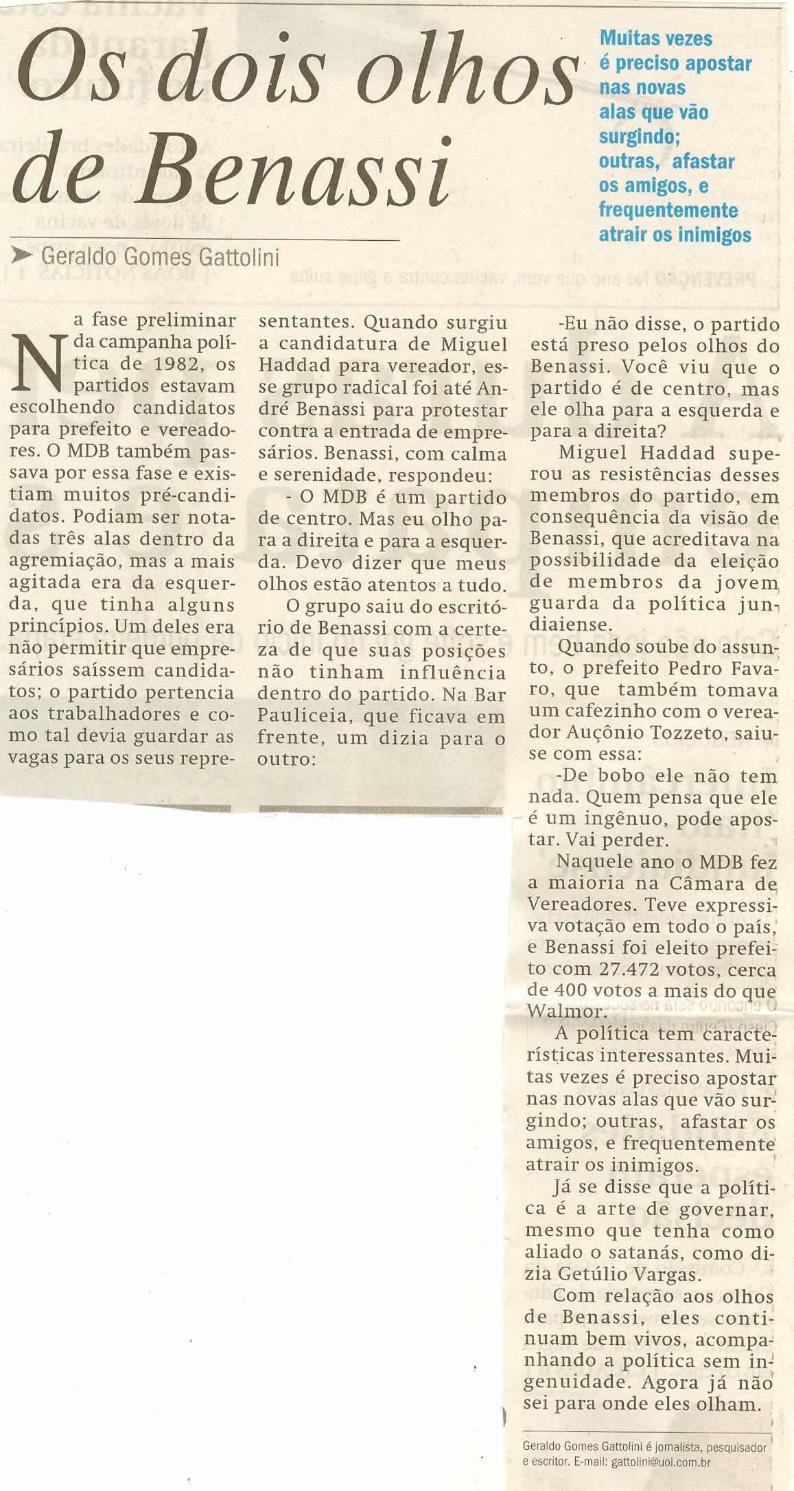 Jornal de Jundiaí - 14/09/2009