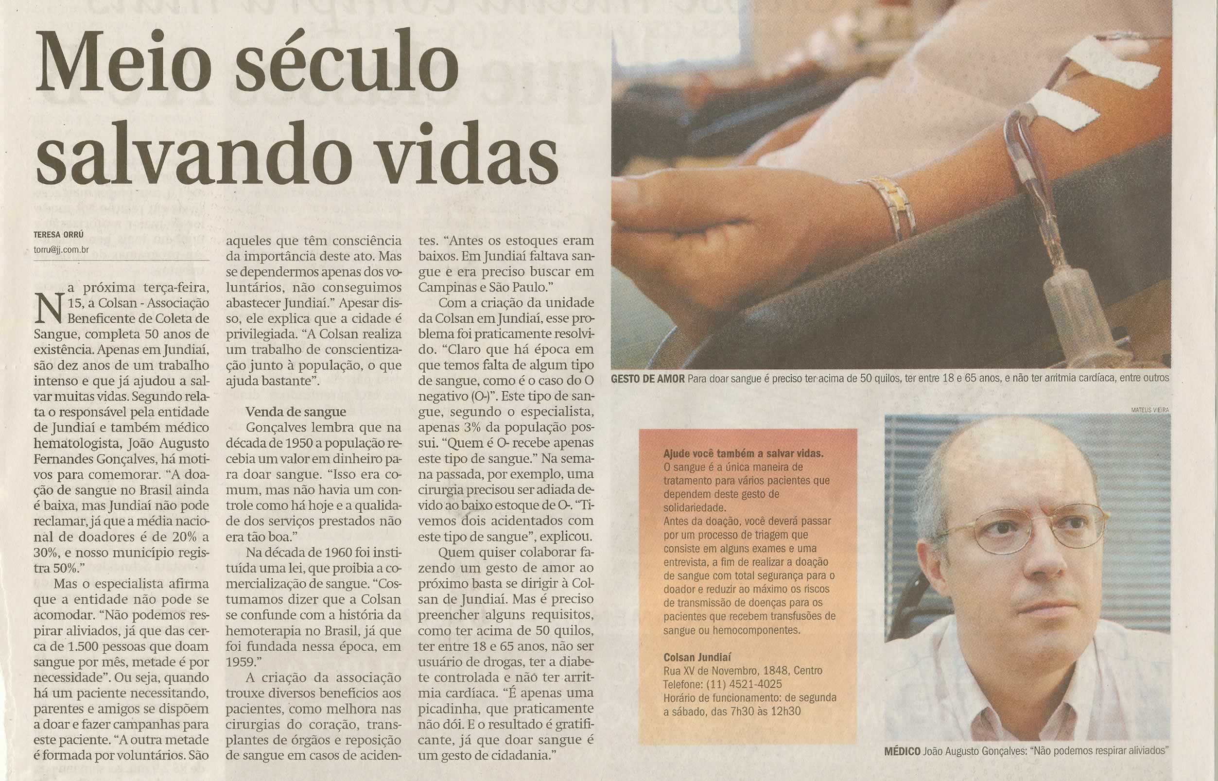 Jornal de Jundiaí - 13/09/2009
