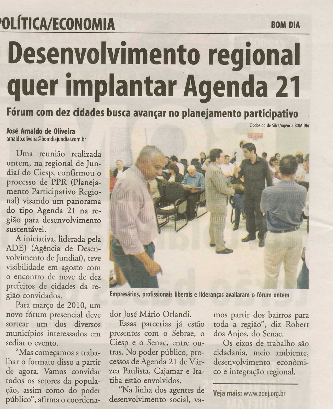Bom Dia Jundiaí - 12/09/2009