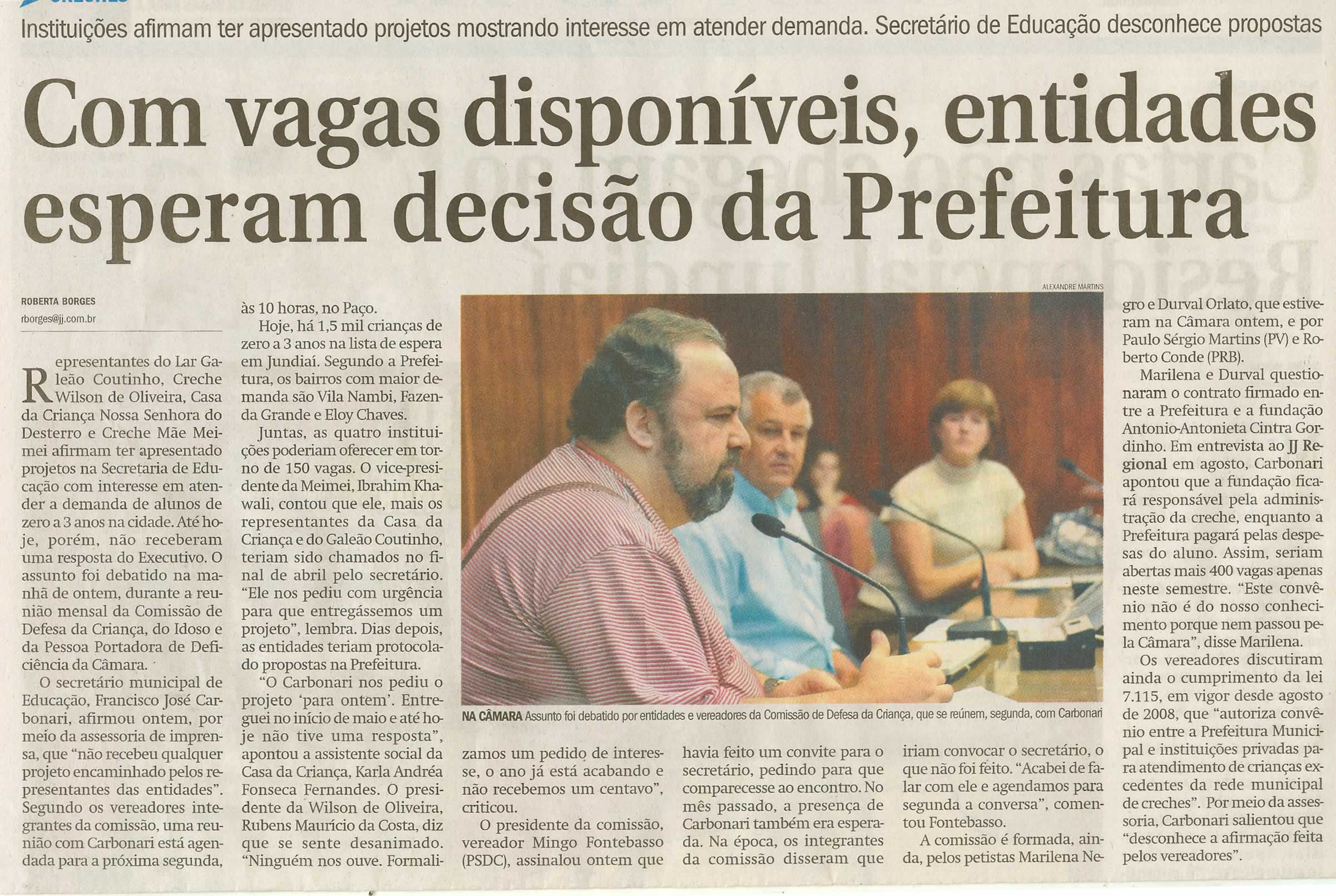 Jornal de Jundiaí - 12/09/2009