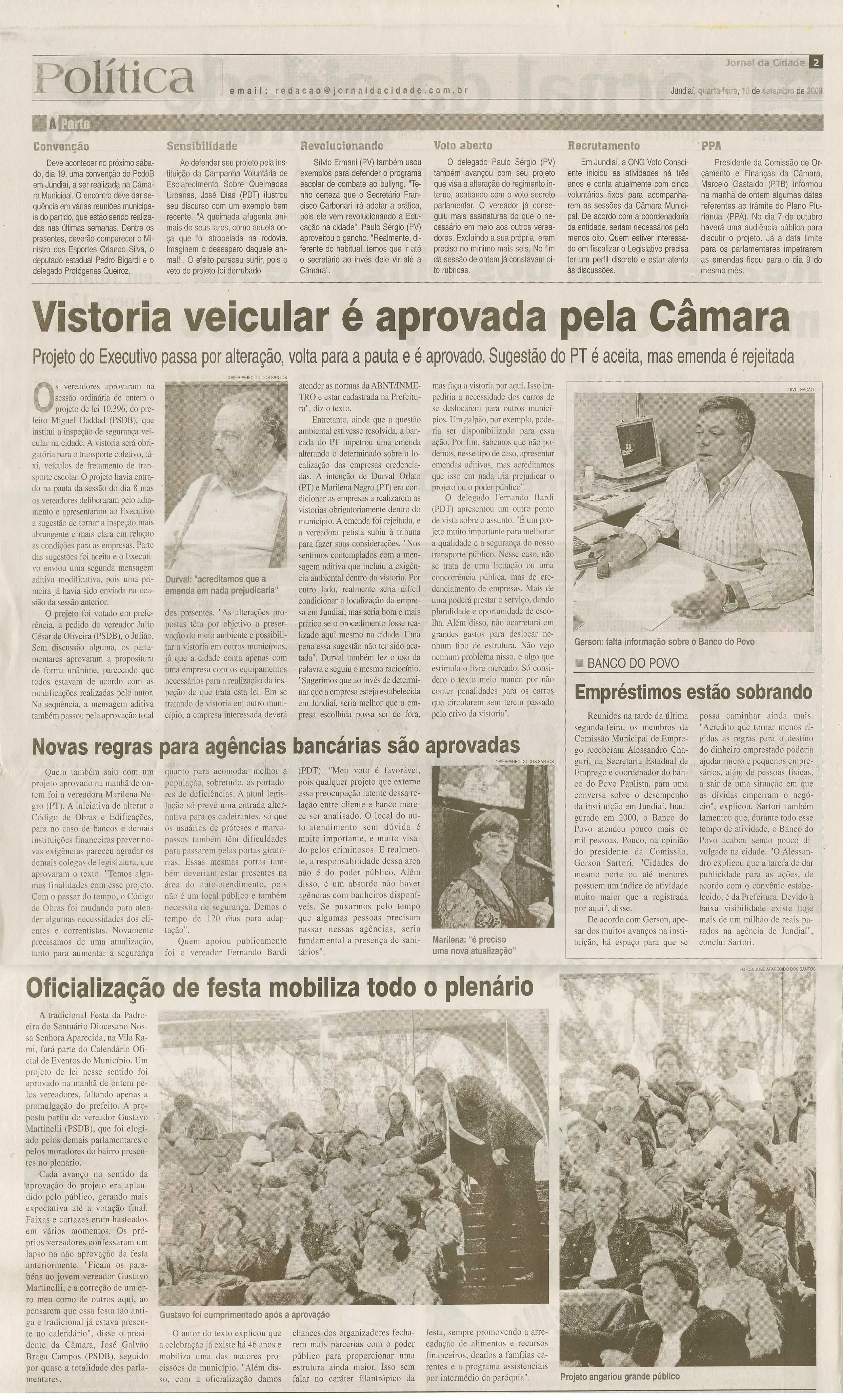 Jornal da Cidade - 16/09/2009
