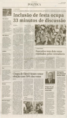 Jornal de Jundiaí - 16/09/2009