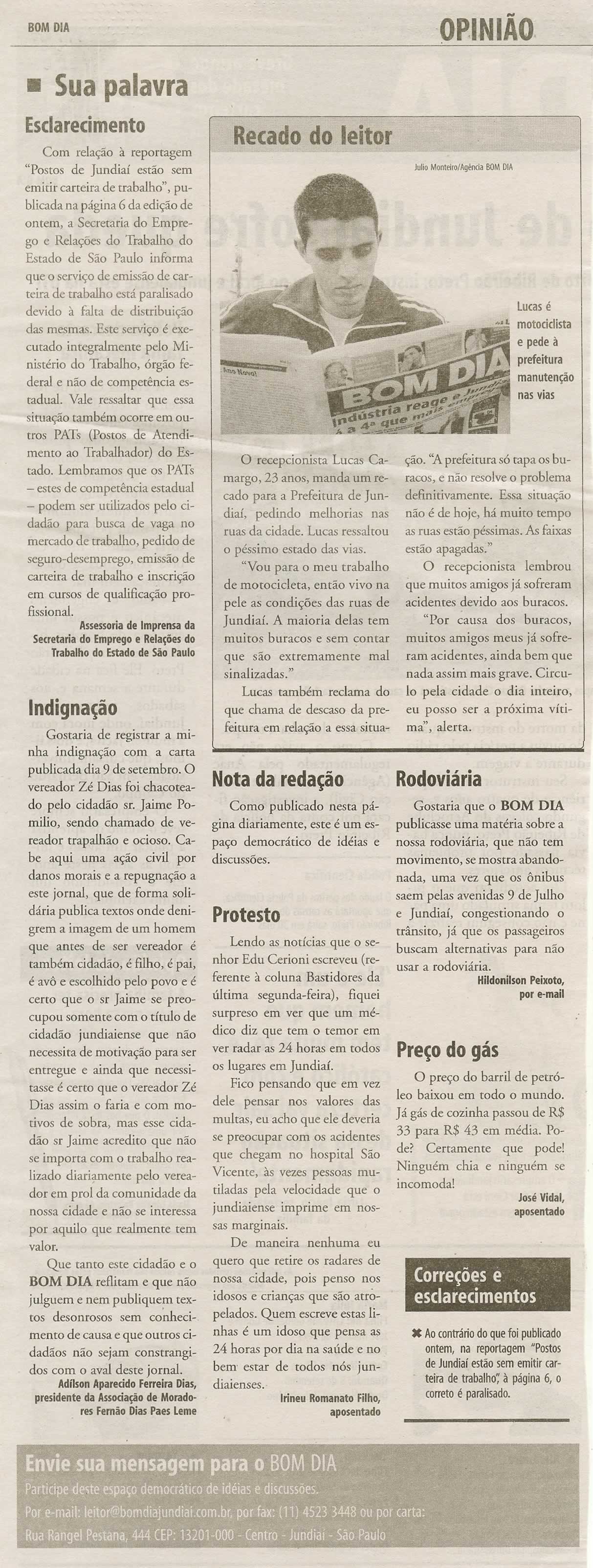 Bom Dia Jundiaí - 17/09/2009