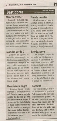 Bom Dia Jundiaí - 21/09/2009