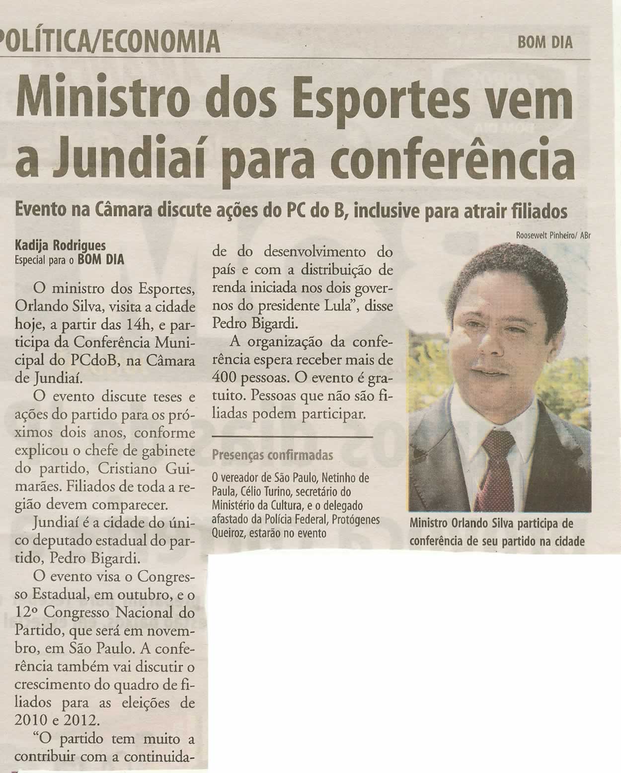 Bom Dia Jundiaí - 19/09/2009