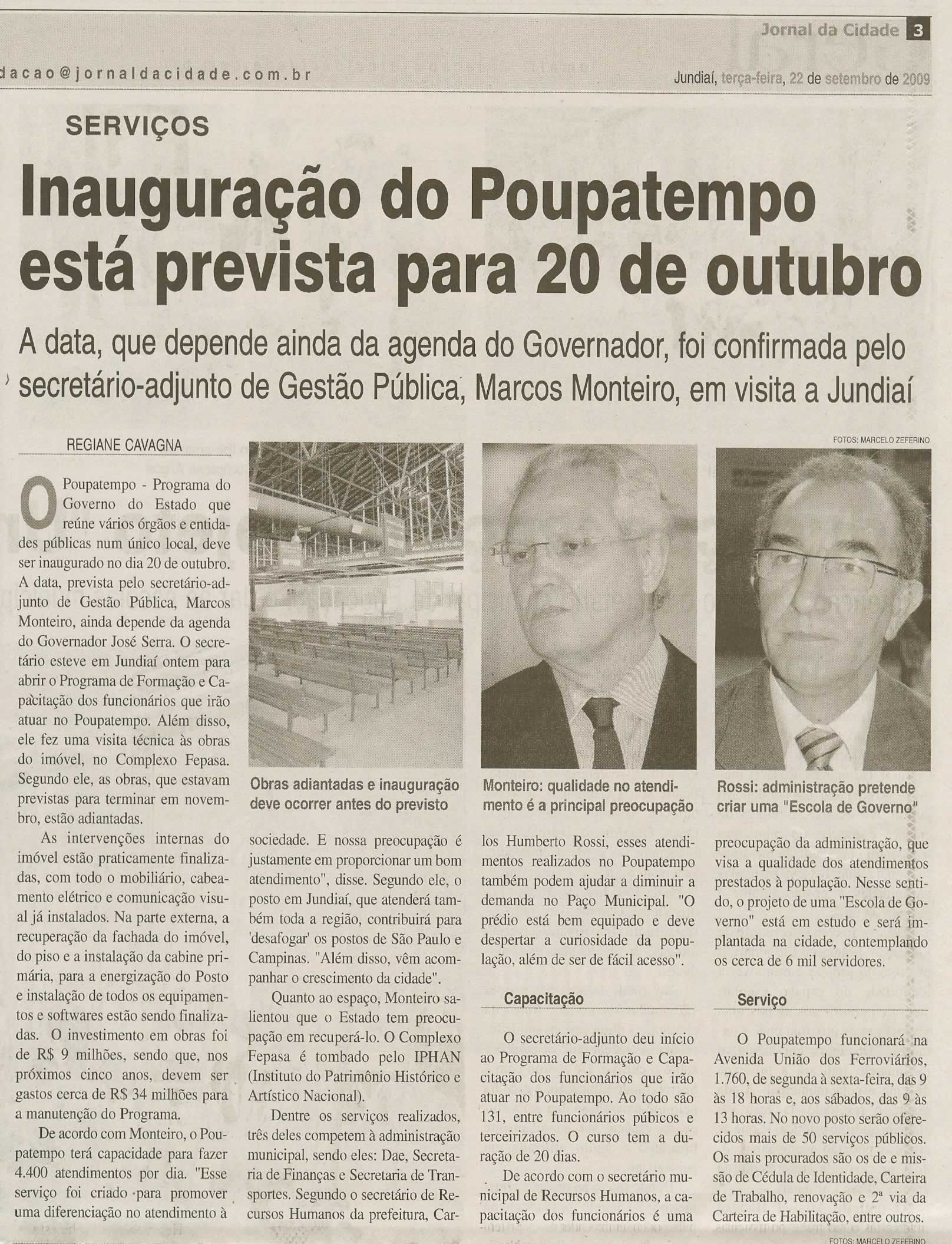Jornal da Cidade - 22/09/2009
