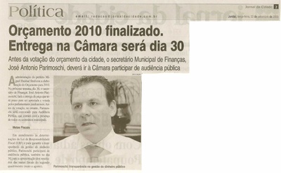 Jornal da Cidade - 22/09/2009