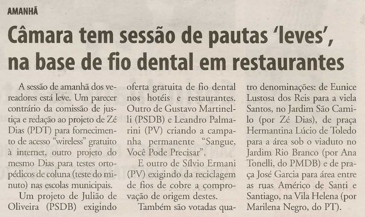 Bom Dia Jundiaí - 28/09/2009