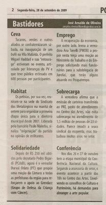 Bom Dia Jundiaí - 28/09/2009
