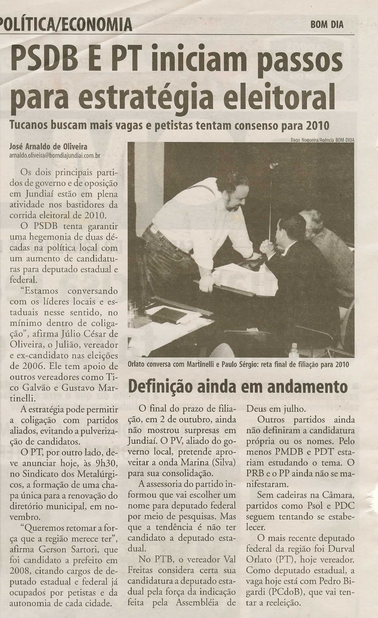 Bom Dia Jundiaí - 27/09/2009