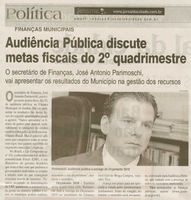 Jornal da Cidade - 29/09/2009