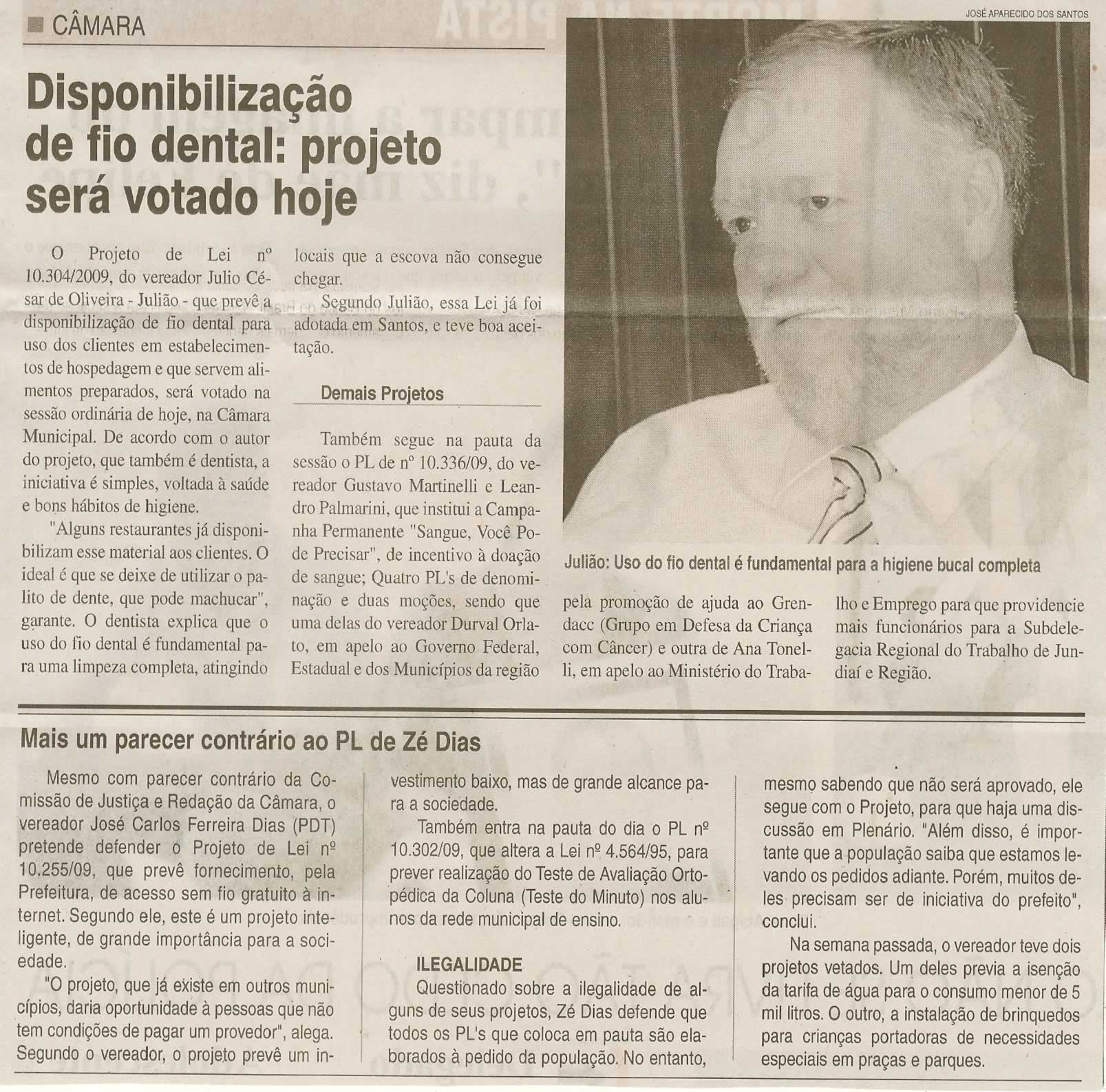 Jornal da Cidade - 29/09/2009