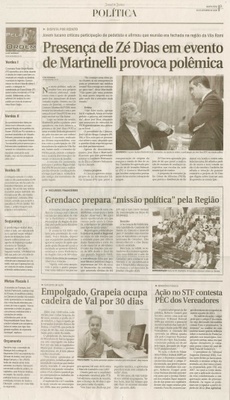 Jornal de Jundiaí - 30/09/2009