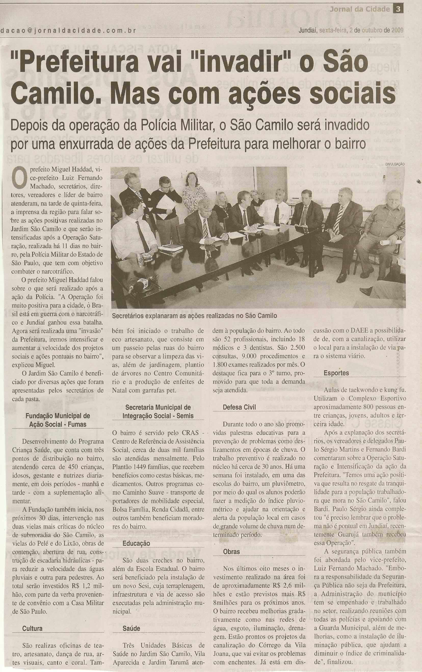 Jornal da Cidade - 02/10/2009