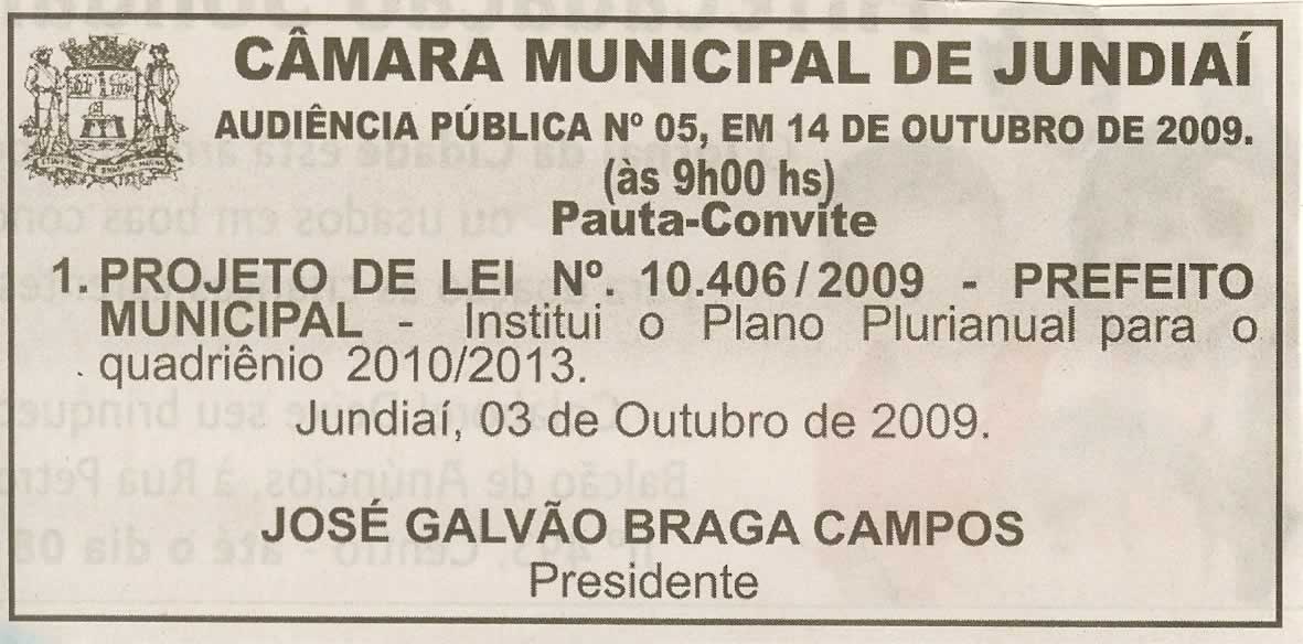 Jornal da Cidade - 03/10/2009