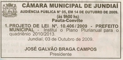 Jornal da Cidade - 03/10/2009
