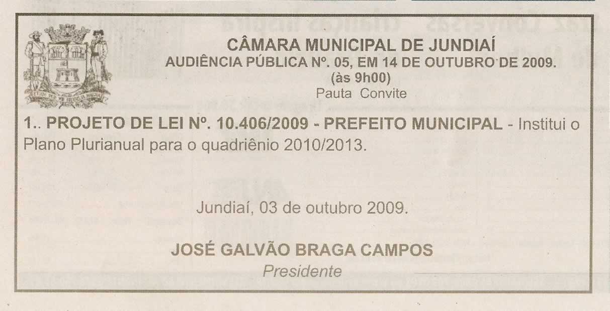 Bom Dia Jundiaí - 03/10/2009