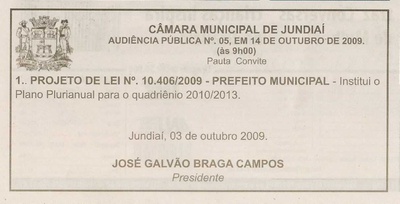 Bom Dia Jundiaí - 03/10/2009