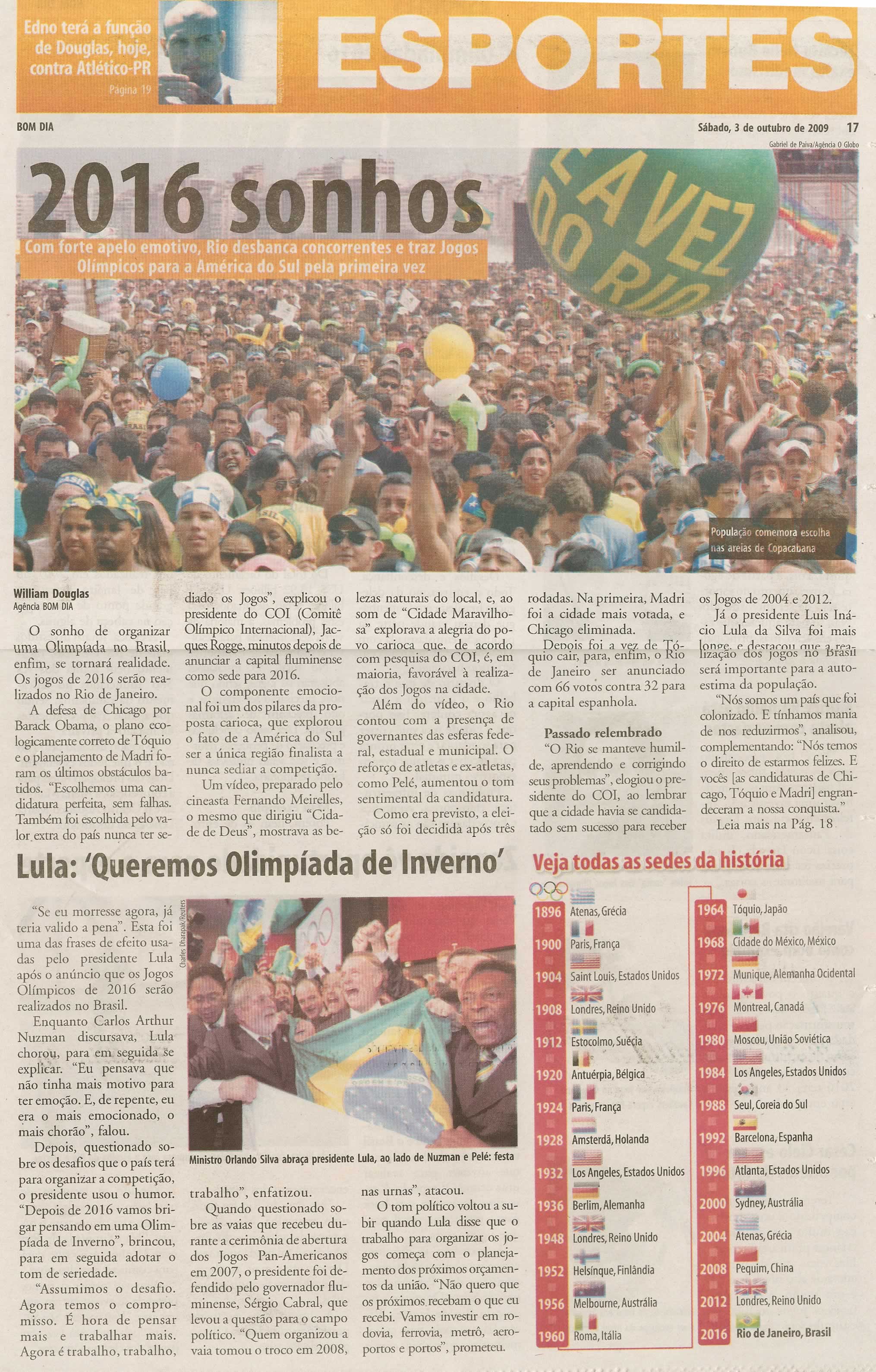 Bom Dia Jundiaí - 03/10/2009