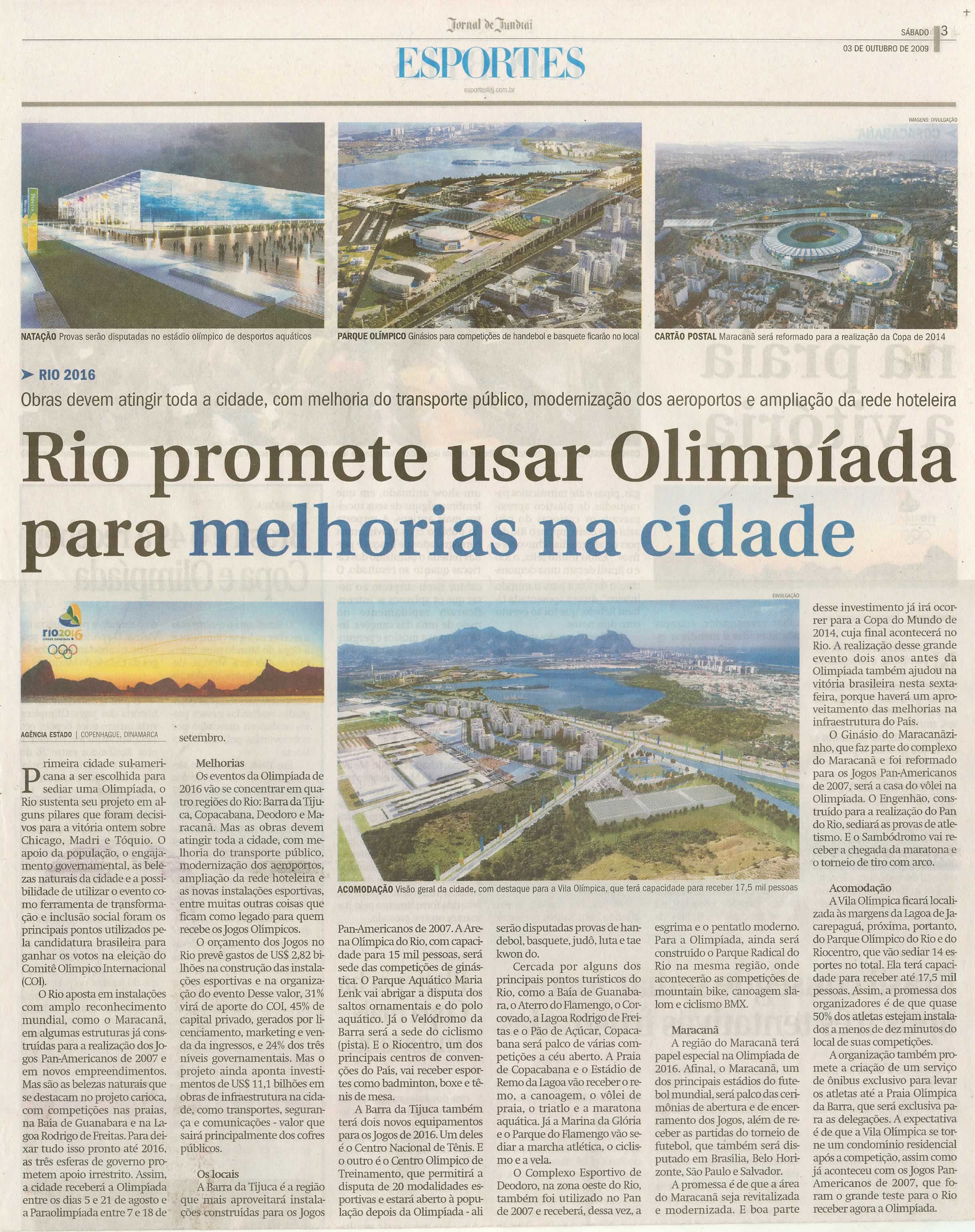 Jornal de Jundiaí - 03/10/2009