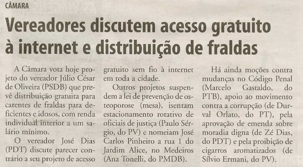 Bom Dia Jundiaí - 06/10/2009