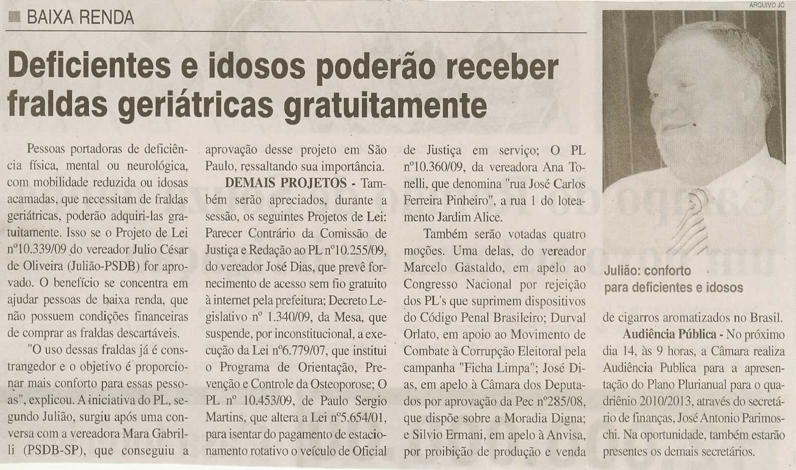 Jornal da Cidade - 06/10/2009