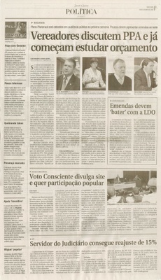 Jornal de Jundiaí - 09/10/2009