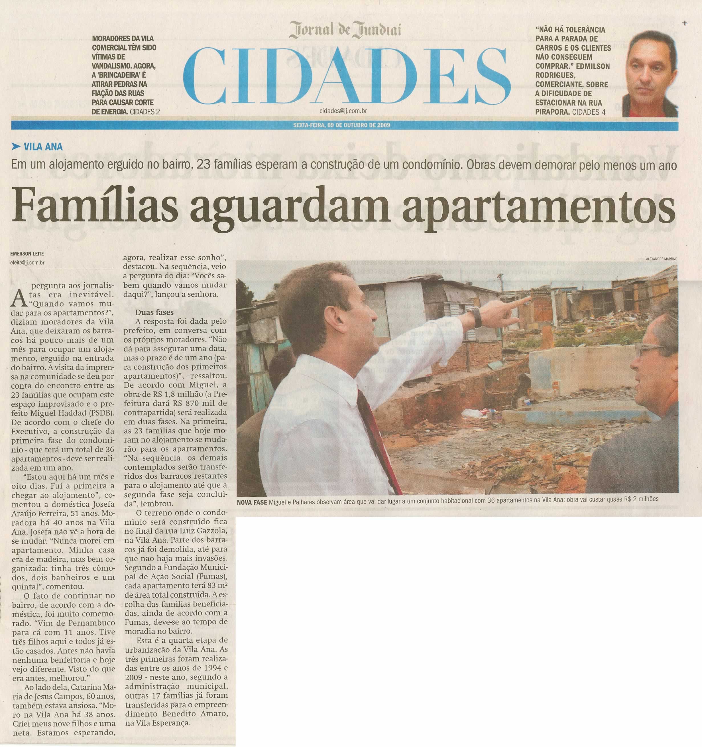 Jornal de Jundiaí - 09/10/2009