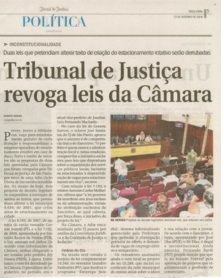 Jornal de Jundiaí - 13/10/2009