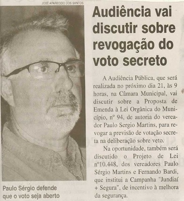 Jornal da Cidade - 18/10/2009