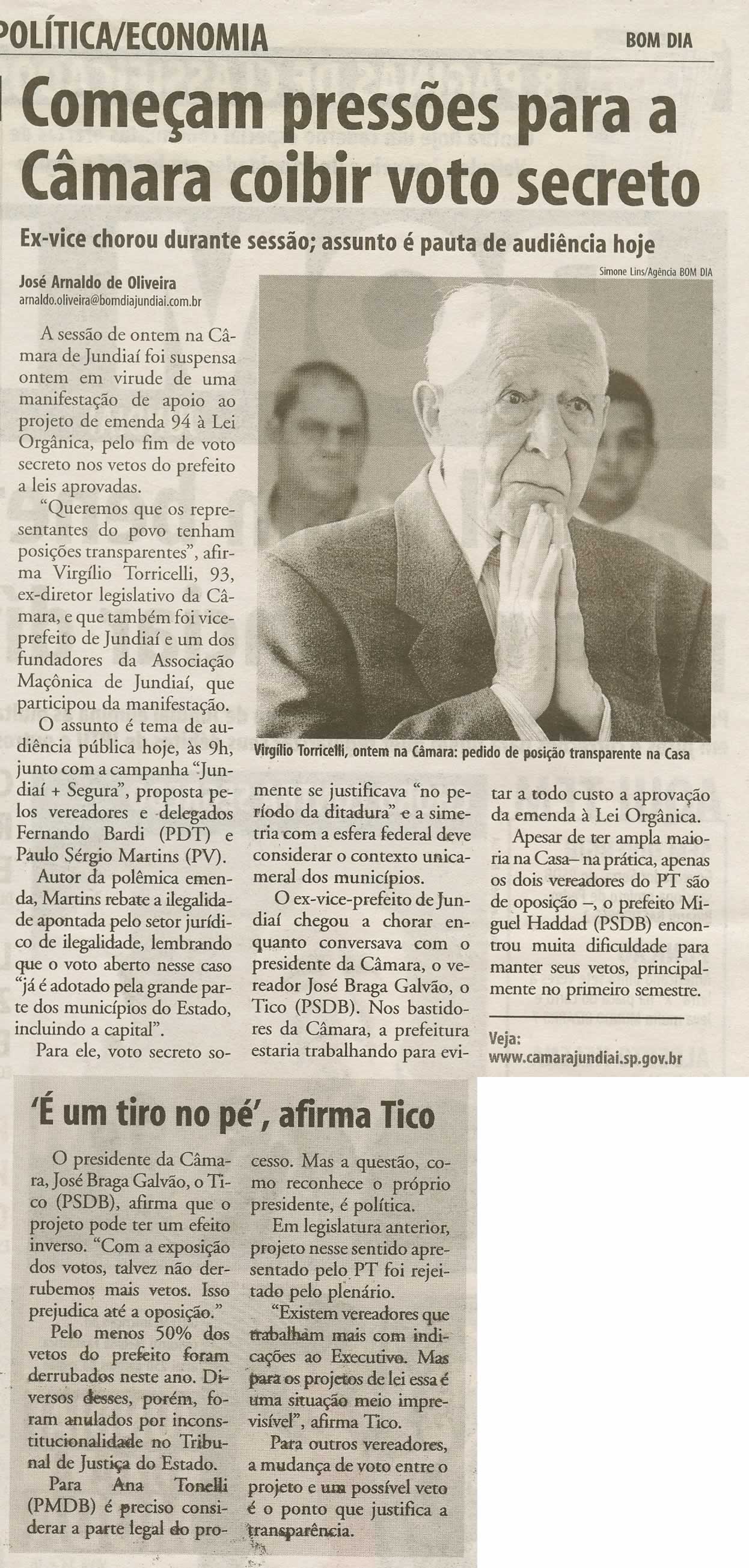 Bom Dia Jundiaí - 21/10/2009