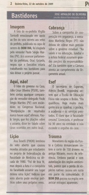 Bom Dia Jundiaí - 22/10/2009