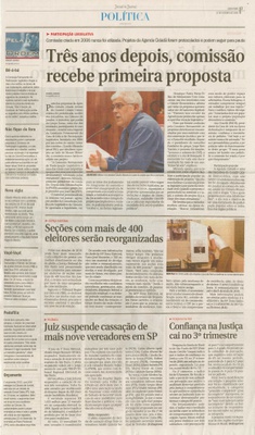 Jornal de Jundiaí - 23/10/2009