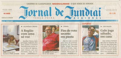 Jornal de Jundiaí - 27/10/2009