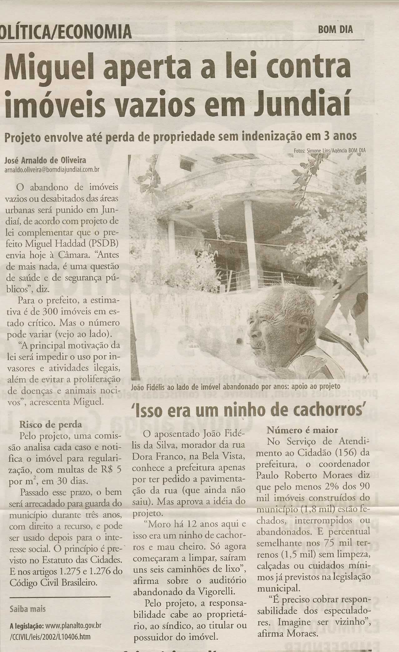 Bom Dia Jundiaí - 27/10/2009