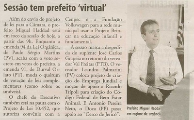 Bom Dia Jundiaí - 27/10/2009
