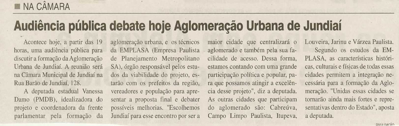 Jornal da Cidade - 27/10/2009