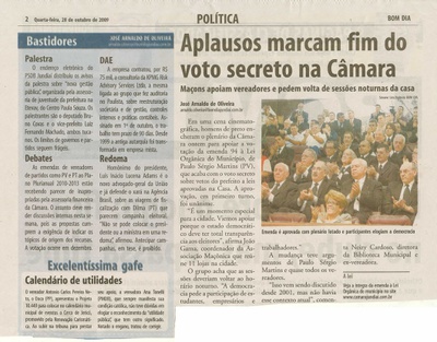 Bom Dia Jundiaí - 28/10/2009