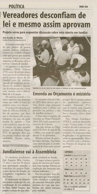 Bom Dia Jundiaí - 04/11/2009