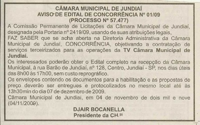 Jornal da Cidade - 06/11/2009