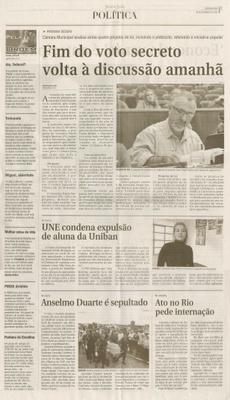 Jornal de Jundiaí - 09/11/2009