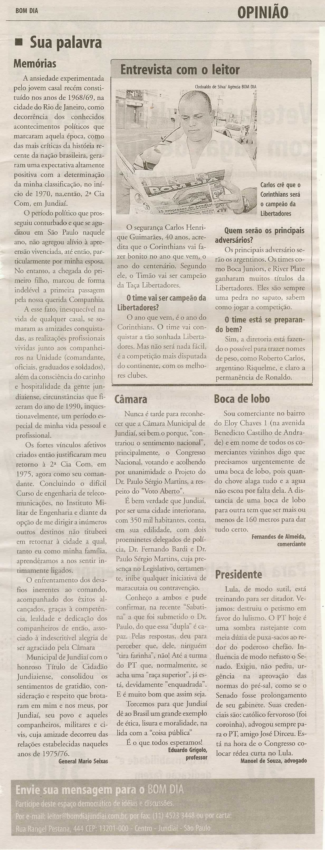 Bom Dia Jundiaí - 09/11/2009