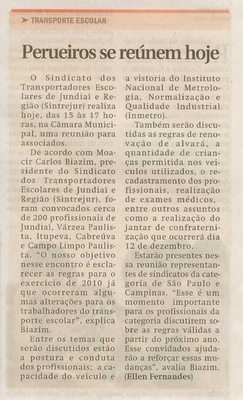 Jornal de Jundiaí - 08/11/2009
