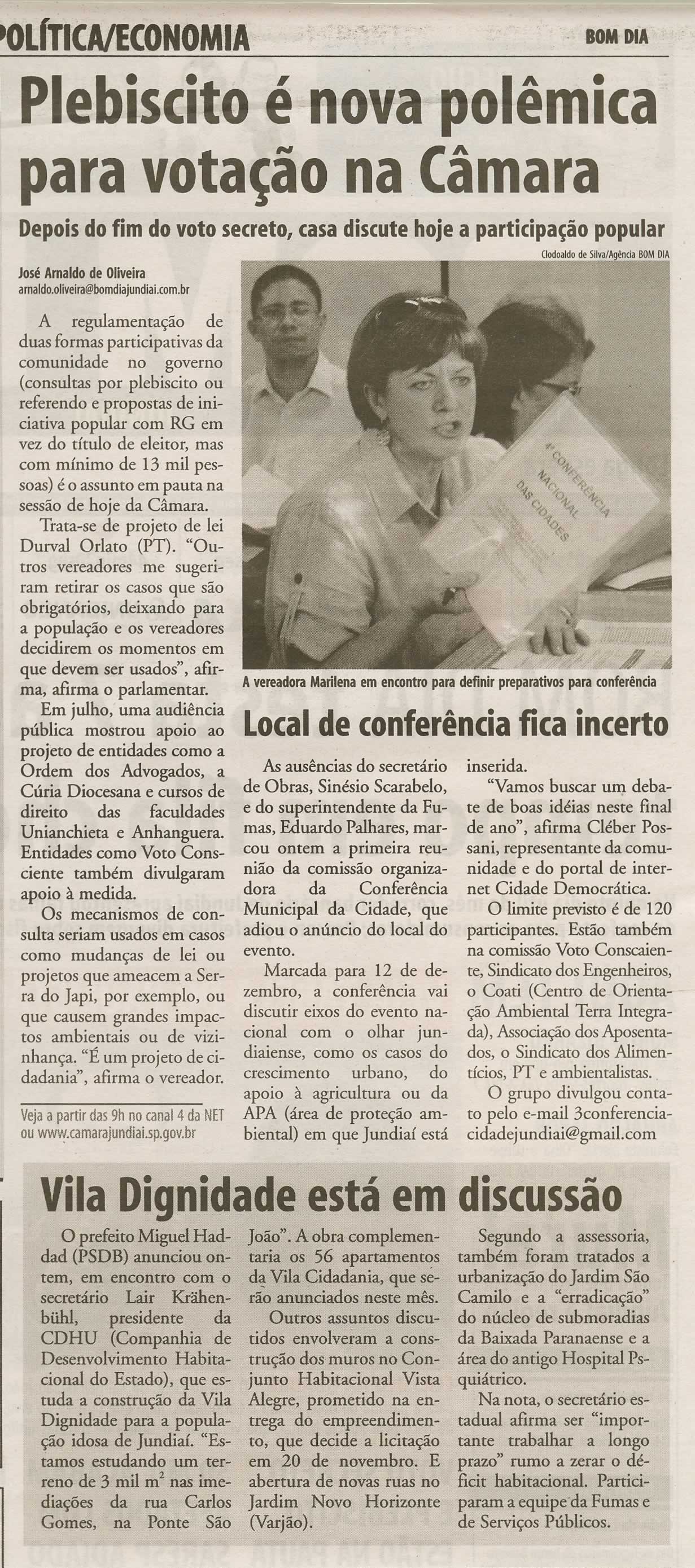 Bom Dia Jundiaí - 10/11/2009