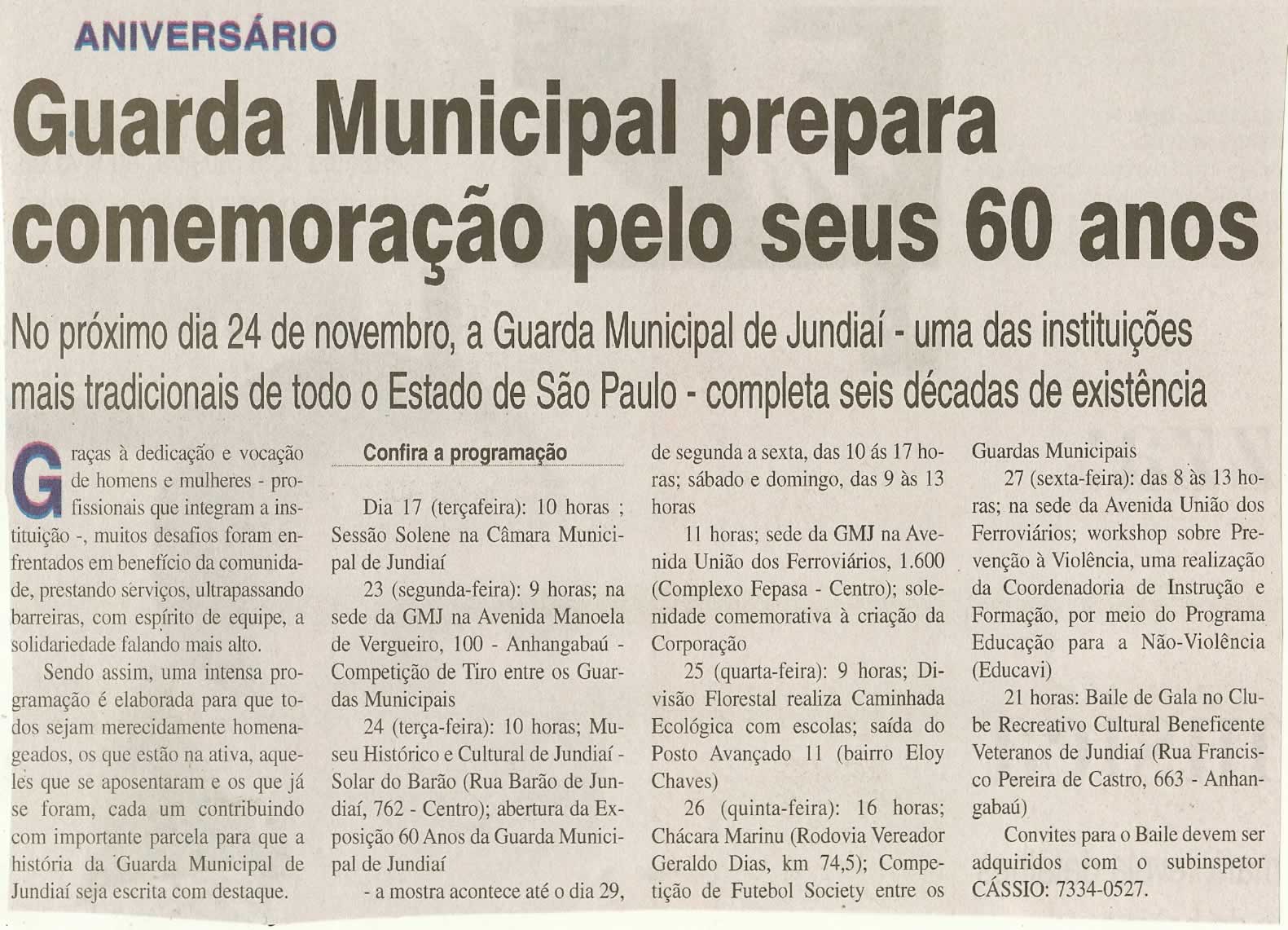 Jornal da Cidade - 15/11/2009