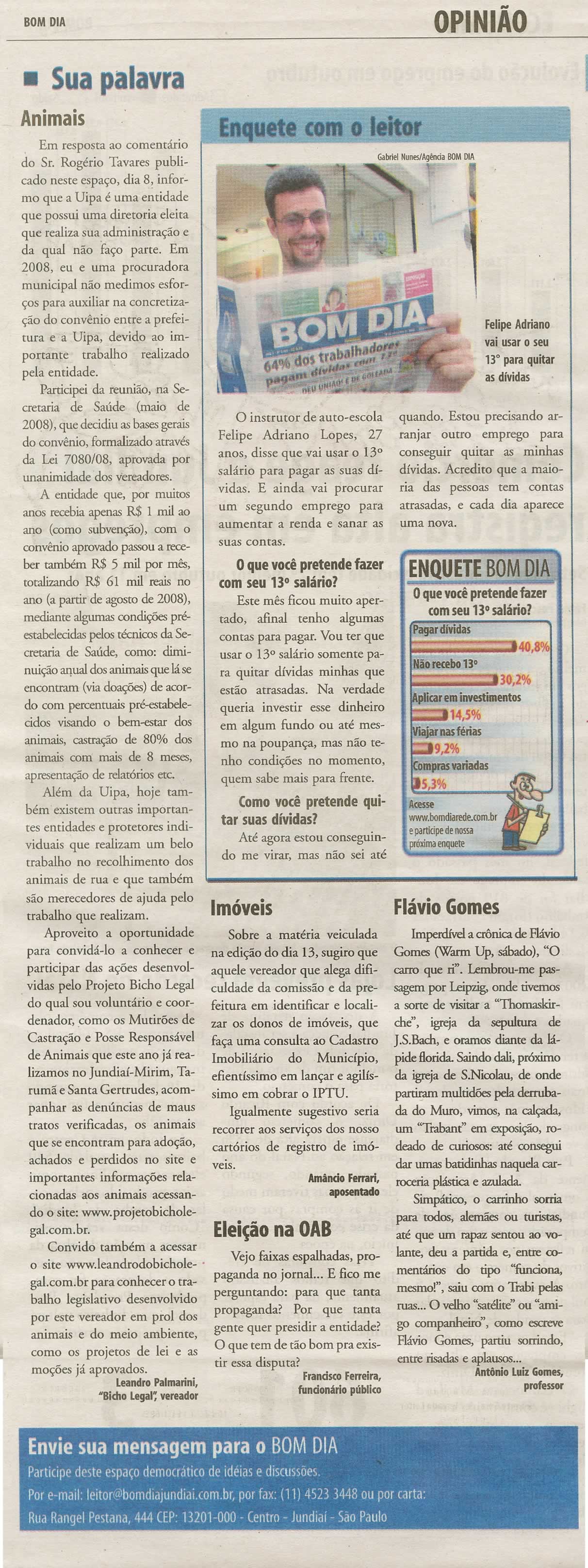 Bom Dia Jundiaí - 17/11/2009