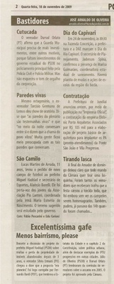 Bom Dia Jundiaí - 18/11/2009