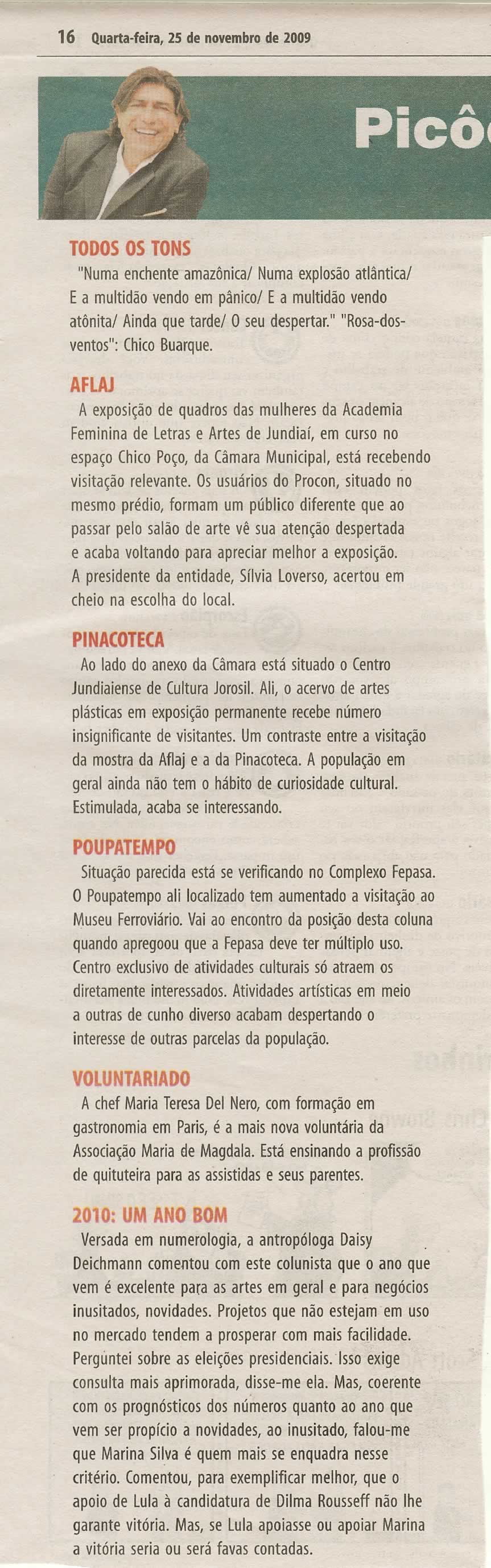 Bom Dia Jundiaí - 25/11/2009