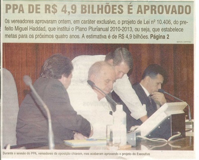 Jornal da Cidade - 25/11/2009