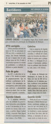 Bom Dia Jundiaí - 27/11/2009
